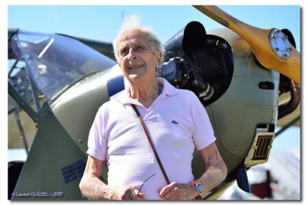 Maurice de Castex, pilote vétéran de Piper L-4