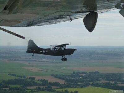 Patrouille Vultee L-5 Sentinel et Pilatus Porter
